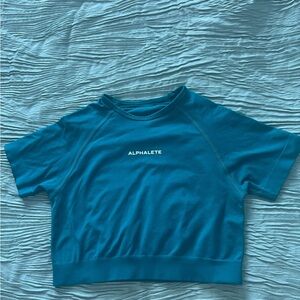 Alphalete Ocean Blue Short Sleeve Tee